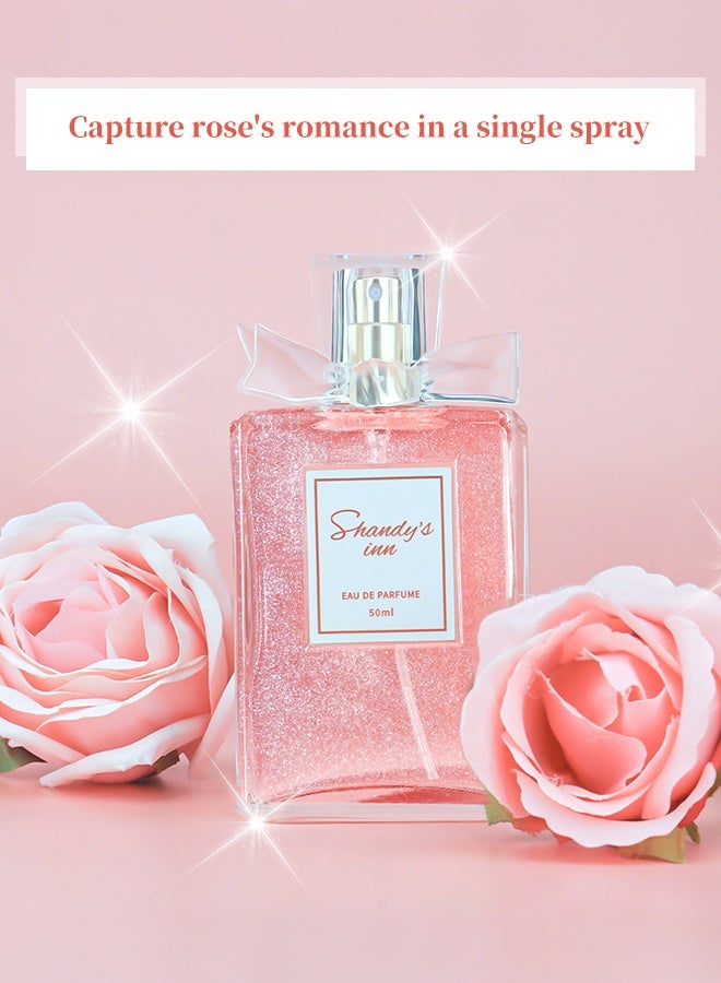 عطر زهري حمضي 50 مل للنساء، عطر طويل الأمد برائحة الحمضيات الصقلية والفاوانيا والورد والمسك الأبيض والباتشولي، هدية رومانسية لها - Image 2